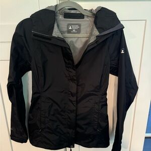 Black XS Eastern Mountain Sports rain jacket